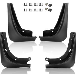 Mud Flaps Mud Splash Guard for 2016 2017 2018 2019 2020 2021 2022 2023 Tesla Model 3 No Drilling Required (Set of 4)