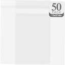 Golden State Art, 50 Pack Clear Bags for 11x14 Mats, Pictures, Acid-Free, 11 1/4" x 14 1/8"