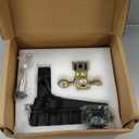 LOCAME Adjustable Trailer Hitch, Tri-Ball(1-7/8'', 2'', 2-5/16''), Fits 2 Inch Receiver, 8 Inch Drop Hitch, 17000 LBS GTW, Heavy Duty Trailer Hitch for Truck, Gold, LC0081