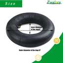 4.10/3.50-6 13 x 4.00-6'' Heavy Duty tire Inner Tubes for Wheelbarrows Snow Blowers Wagons, Carts Hand Trucks Lawn Mowers Tractors with TR87 Angled Valve 2/Pack
