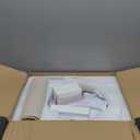 Modern Dimmable Floor Lamp with Remote Control for Living Room Bedroom, Red Wood Pattern Tall Standing Lamp Light for Home Office Dining Room with Fabric Shade