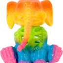 2 x Seasons 5.25" Rainbow Elephant Skeleton Halloween Decoration for Crazy Bonez Animal Skeleton Line
