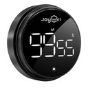 JOYHILL Digital Kitchen Timer, Large LED Display with Magnetic Countdown 3 Volume Levels, Ideal for Cooking Classroom Studying Fitness, Timer for Kids and Seniors Black