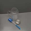 Hannadepot Glass Pitcher, 3.5L/118 oz Glass Water Pitcher with Lid and Spout, Heat/Cold Resistant Borosilicate Glass Water Carafe for Coffee, Juice and Homemade Beverage