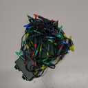 Twinkle Star Outdoor Christmas Lights Battery Operated 50 LED Mini String Light with 8 Modes, 16ft Waterproof Fairy Lights for Garden Xmas Tree Wedding Wreath Party Decoration (Multicolor, 2 Pack)