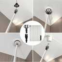 Light Bulb Changer for High Ceilings, Lightweight Light Bulb Extension Pole Changer Reach up to 13FT,High Ceiling Light Bulb Changer with Pole-8FT Extension Pole for Home/Commercial Use
