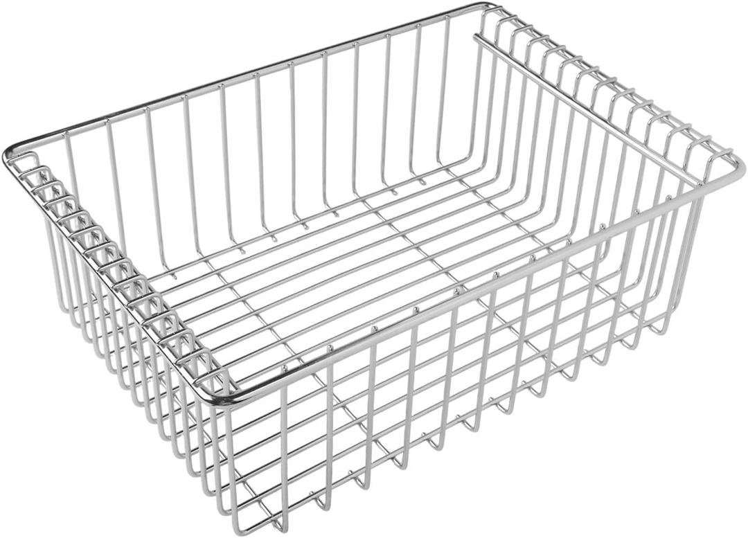 Seamless Fit Stainless Steel Drain Basket for Camping Folding Table Ideal for IGT Unit (deep basket)