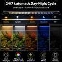 35" LED Aquarium Light Full Spectrum 24/7 DIY Mode for 35-47in Fish Tank