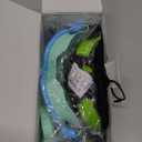 Seago Swim Goggles 2 Pack Anti-Fog Anti-UV Wide View Swimming Goggles for Kids 3-14 (Light Blue & Black/Green)