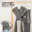KeaBabies Baby Wrap Carrier Ring Sling - Easy to Wear, Adjustable D-Lite Baby Carrier Newborn to Toddler, Infant Carrying Shirt, Hands Free Bonding, Breathable Fabric Wearing Wrap (Graphite)