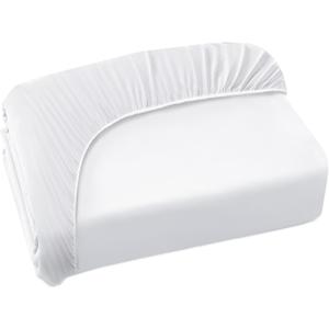 Twin Fitted Sheet Only, Twin Size Sheets for Kids Up to 12 Inches Deep Procket, Single Bed Mattress Sheets Stretchable Breathable Cover for Air Mattress, White