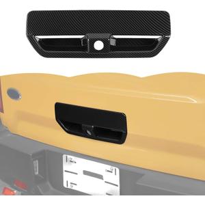 RT-TCZ Tailgate Handle Cover Rear Door Handle Cover Trim Decoration Exterior Accessories for Ford Bronco Sport 2021 2022 2023 2024 (Carbon Fiber)