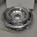 Upgraded Chrome Drip Pans Kits 4-Pack Reflector Bowls Compatible for Most Plug-in Electric Ranges Whirlpool Frigidaire Kenmore KitchenAid Amana Maytag SunRay Tappan and More(Packed Two 6"and Two 8")