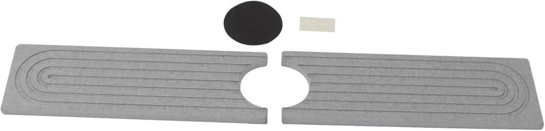Absorbent Modern Faucet Mat Fast Drying Diatomite Sink Pad Kitchen Bathroom RV (Light Gray)