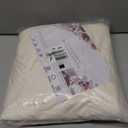 10x10ft Wrinkle Free Ivory Backdrop Curtain for Parties Soft Fabric Drapes Wedding Ivory Curtain Backdrop for Birthday Party Decorations Background for Photography 5x10ft,2 Panels