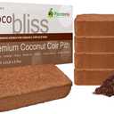 Coco Coir 650gm Bricks (5-Pack) - Organic Coco Coir for Plants & Gardening - OMRI-Listed Cocopeat for Garden Soil, Seed Starter Soil, & Mulch - Organic Coconut Bricks - Coconut Fiber Potting Mix