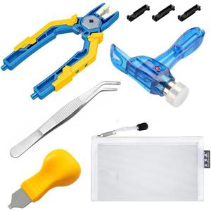 Separator Tool Kit Brick Tools Building Blocks Tech Blocks Building Blocks Tool Set Including 1 Multi-Functional Hammer, 1 Pliers, 1 Tweezers and 1 Pry Knife