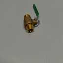 3/4'' Male Ball Valve, Full Port 600 WOG, Water, Oil and Gas - Brass