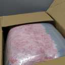 SWITTE Human Dog Bed for Adult, 71"x47"x13" Washable Giant Human Size Dog Bed with Blanket for People Doze Off, Removable Large Beds with Pillow - Pink