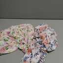 TotAha Premium Stretchy Bassinet Sheets for Baby Girl, Silky Comfort Cradle Sheets Fitted 18 x 36 for Oval, Rectangular, Hourglass Mattress, Hypoallergenic, Buttery Soft 2-Pack (Floral & Pale Pink)