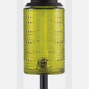 TIKI Brand Convertible Torch, 68” Full Size, 54" Garden, 8” Table, Green Glass