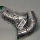 2.36" Stove Pipe Stainless Steel Chimney Flue for Outdoor Camping Wood Stove 90/45 Degree