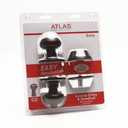 Atlas Classic Entry Locking Door Knob and Deadbolt Combo Kit, Oil Rubbed 