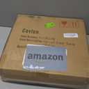 Drink Table, Carved Table Top Martini Table, Small Side Table, Weighted Base Pedestal Table for Living Room, Bedroom, Modern, Black