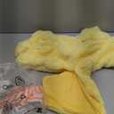 Twopumpkin Baby Chick Halloween Costumes Cute Infant Toddler Girl Boy Duck Costume Cape Sleeve Fuzzy Romper+Striped Leggings (18-24 Months, Hooded Duck 3pcs Yellow)