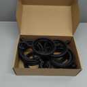 Menkxi 10 Pcs Hanging Short Wig Hanger Stand Foldable Holder Portable Collapsible Rack for Multiple Hats Storage Display Styling Travel Hair Replacement, Keep Wigs in Shape, Black