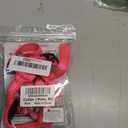 BARKLESS Sturdy No Pull Head Collar for Medium Large Dogs, Gentle Reflective Head Halter with Safety Link, Adjustable Nylon Dog Training Muzzle Leash for Walking Control (Hot Pink, M)