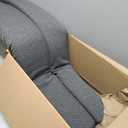 HOMBYS Wedge Pillow Headboard for Bed Gap,Foldable Bed Wedge Gap Filler Full Size,Matterss Gap Filler,Multi Functional Bed Crack Pillow, Fill The Gap (0-7") Between Your Headboard and Mattress,Grey (Full(54"x6"x6"))