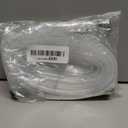 uxcell Shower Door Side Seal, F-Type Shower Door Sweep for 1/2" Glass 130" Long Silicone Frameless Glass Door Seal Strip, Stop Shower Leaks, Clear