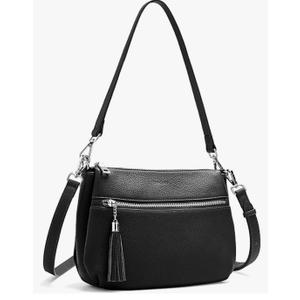 befen Genuine Leather Crossbody Hobo Purses for Women, Ladies Shoulder Bags Handbags with 2 Shoulder Straps