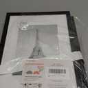 Upsimples 9x12 Picture Frame Set of 5, Display Pictures 6x8 with Mat or 9 x 12 Without, Wall Gallery Photo Frames, Black