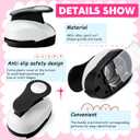 Chengu 3 Pack Craft Paper Punch Circle 2, 1 and 5/8 Inch Punch Paper Punchers Round with 10 Pcs Sticker, Cutter Black for Card Making Scrapbook DIY Albums Photos Office Supplies