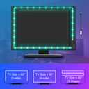 Led Light for TV Backlight, 16.4ft/5m RGB+W Behind TV Bias Lighting,USB Powered Led Strip Lights for HDTV PC Computer,Music Sync & Timer,Gaming Room Bedroom Decor Immersive Home Theater