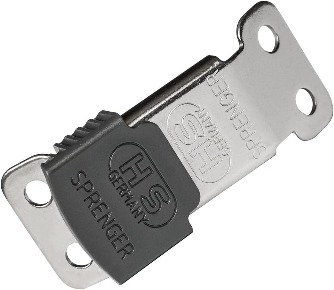 Herm Sprenger 4.0mm ClicLock Fastener XL Stainless Steel Buckle for 4mm Prong Dog Training Collar with Quick Release for Extra Large Dog Collars (4mm Prongs)