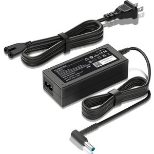 45W Charger Compatible with HP Laptop Computer - Compatible with Stream 11 13 14, Pavilion x360 11 13 15 17, Envy, ProBook, EliteBook, Spectre, Notebook 14 15 Power Supply Cord (Smart Blue Tip)