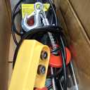 VEVOR Electric Hoist, 1320 lbs 120V Electric Winch with 328 ft Wireless & 14 ft Wired Remote Control, 40 ft Single Cable Lifting Height, Single/Double Slings, Lift Hoist for Garage Warehouse Factory