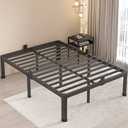 MAF 14 Inch Queen Metal Platform Bed Frame with Round Corner Legs