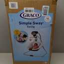 Graco Simple Sway Baby Swing, SidetoSide Sway, Infant Swing with 6 Speeds, Vibration, Abbington