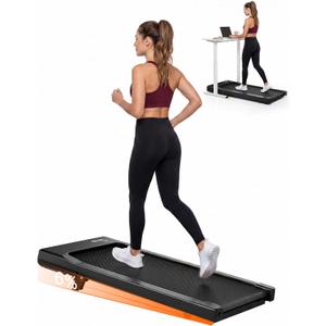 Superun Walking Pad with 6% Incline, Under Desk Treadmill for Home Office, 3 in 1 Portable Walking pad Treadmill with Remote Control, 2.5HP Quiet Mini Treadmills, 300 lbs Capacity