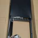 Kitchen Storage Cart, Rolling Snack Cart, 23.6W 4 Tier Fruit Basket Stand, Metal Pantry Storage with Stackable Wire Basket, Black (4Tier2basket)