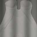 SHAPSHE Backless Shapewear Strapless Deep U Plunge Bodysuit for Women Built In Bra Tummy Control Low Back Body Shaper (Small, White)