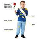 Fun Shack Boys Prince Costume - Kids Prince Charming Dress Up Outfit for Boys - Royal Dress Up Costume for Kids (Small, Blue)