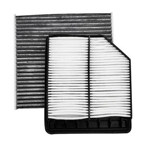 FUN-DRIVING Comb Cabin Engine Air Filter for Honda Civic 1.8L 2011 2010 2009 2008 2007 2006