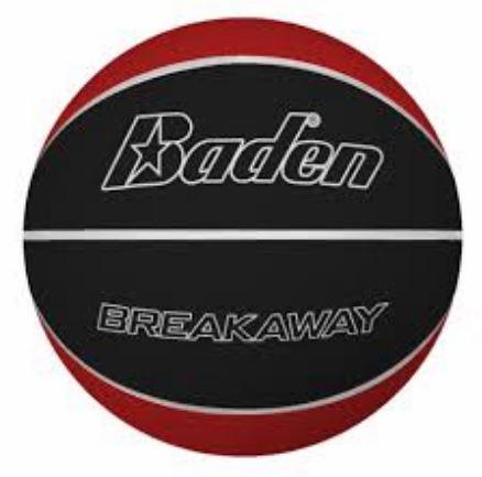 Baden® Breakaway 29.5 in Basketball - Black/Red
