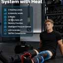 YINGGG Leg Massager with Heat and Compression - Foot and Calf Massage Sleeve with 3 Heat, 6 Intensities, 6 Modes, Compression Boots for Circulation and Pain Relief