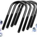Rough Country 5/8" Round Suspension U-Bolts - 5/8" Thread x 3.625"W x 11"L, Set of 4